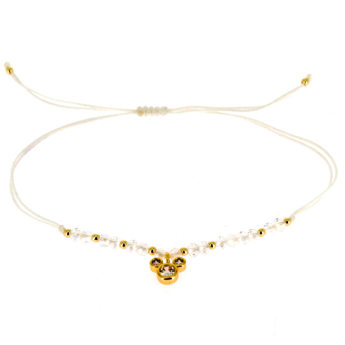 white Mickey bracelet