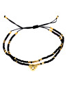 Mickey Black Double Bracelet