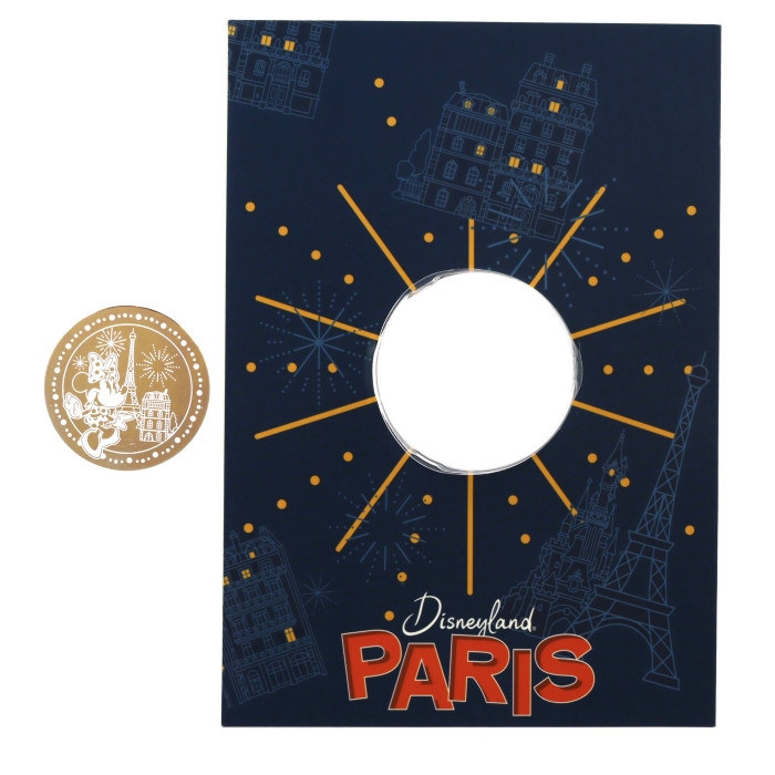 Pièce en verre Minnie avec la Tour Eiffel