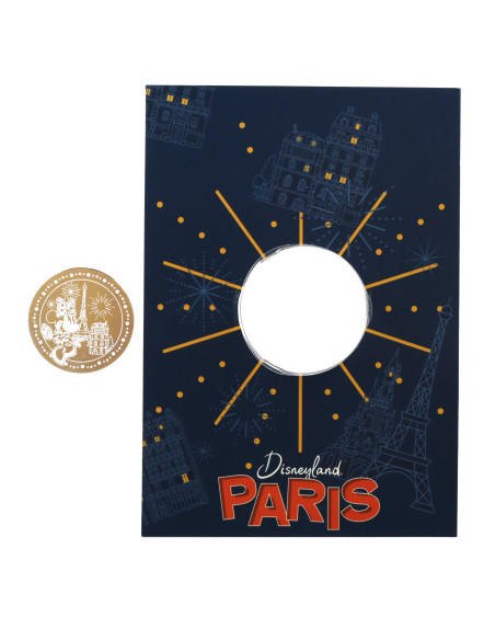 Pièce en verre Minnie avec la Tour Eiffel