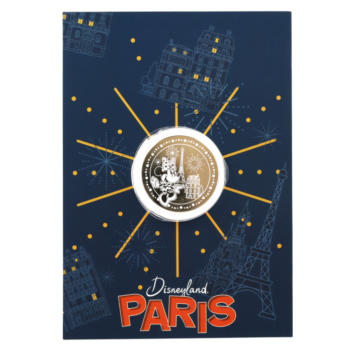 Pièce en verre Minnie avec la Tour Eiffel