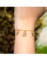 Lumière Rose and Cogs Bracelet