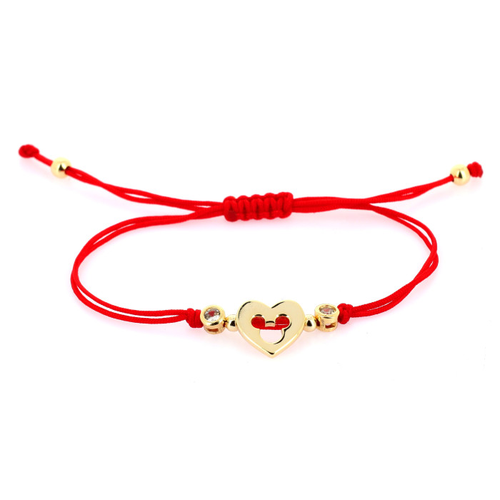Red Mickey Heart Bracelet