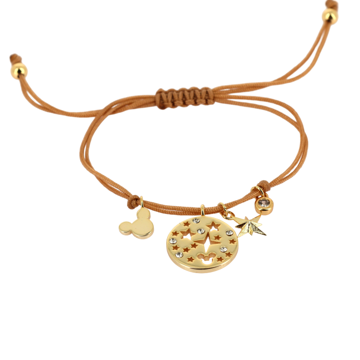 Mickey camel bracelet with star