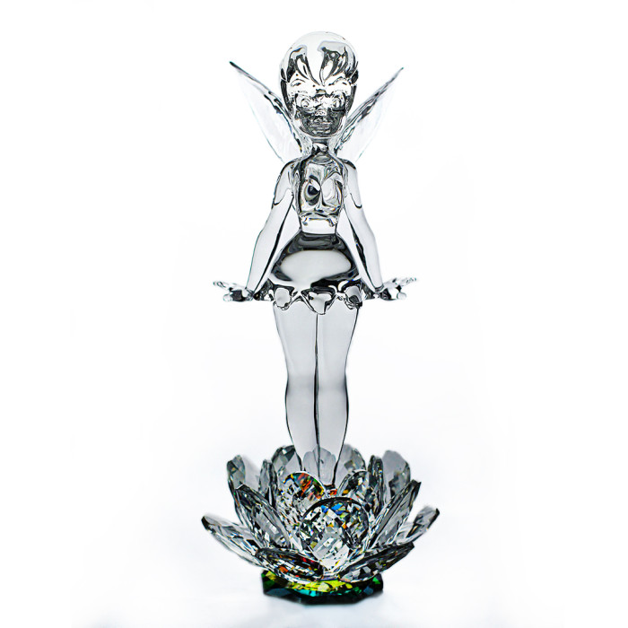 Fée Clochette sur fleur de Lotus - Grande taille