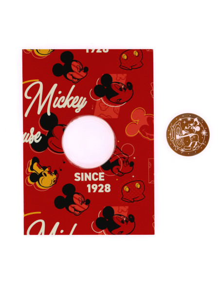 Pièce en verre  Steamboat Willie