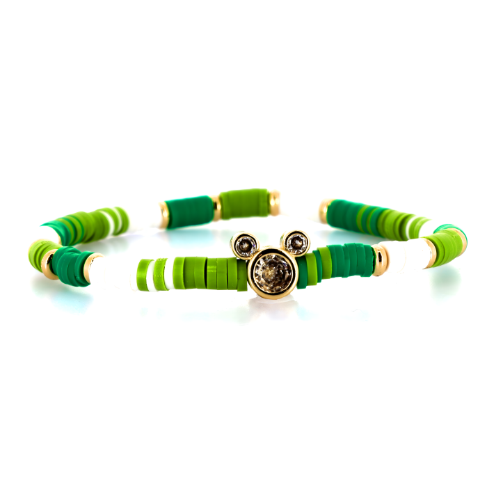 Bracelet Icône Mickey Vert