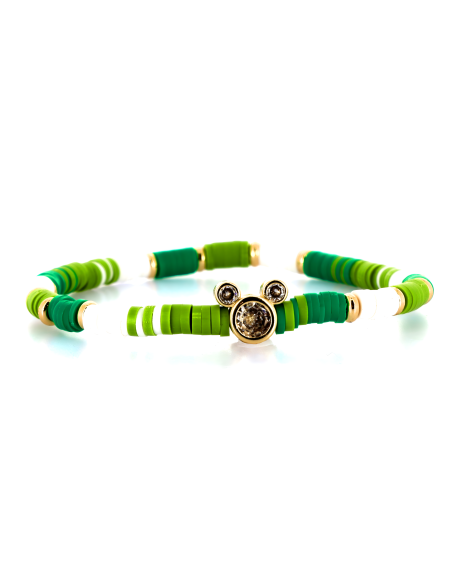 Bracelet Icône Mickey Vert