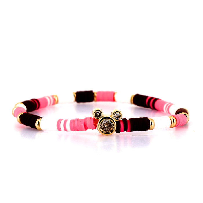 Bracelet Icône Mickey Rose