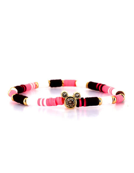 Bracelet Icône Mickey Rose