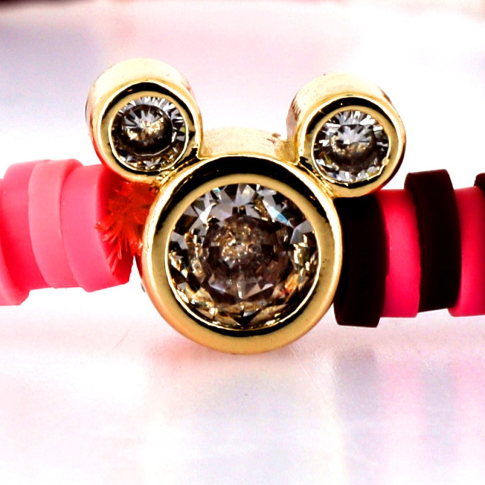 Bracelet Icône Mickey Rose