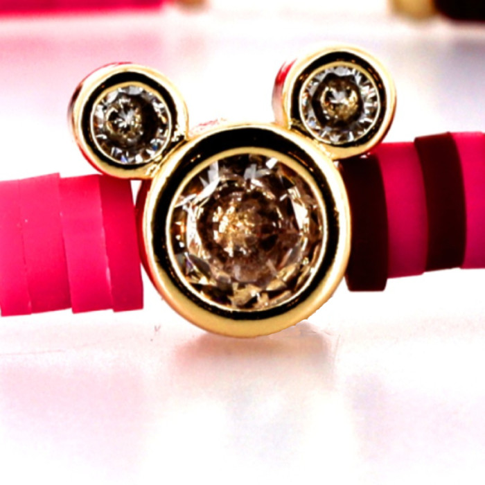 Bracelet Icône Mickey Violet