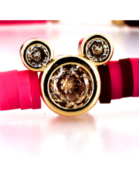 Bracelet Icône Mickey Violet