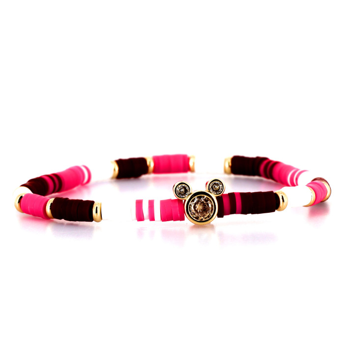 Bracelet Icône Mickey Violet