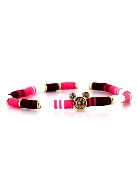 Bracelet Icône Mickey Violet