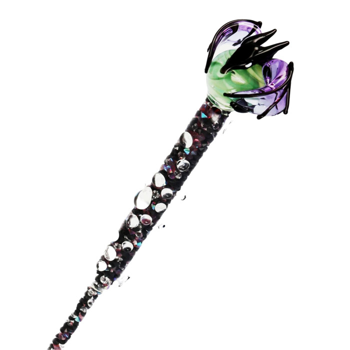 Baguette Magique Dragon Noir personnalisable