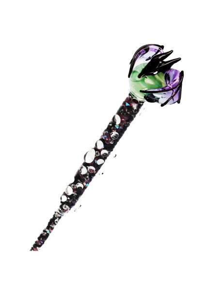 Baguette Magique Dragon Noir personnalisable
