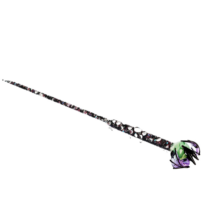 Baguette Magique Dragon Noir personnalisable