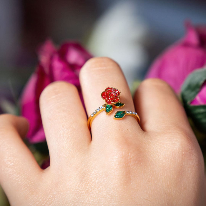 Spinning Rose Ring
