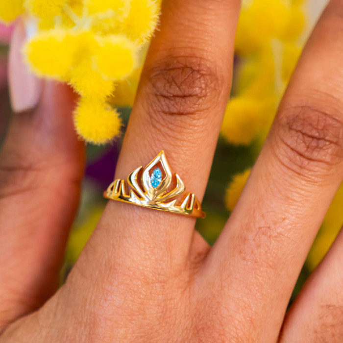 Bague couronne Elsa