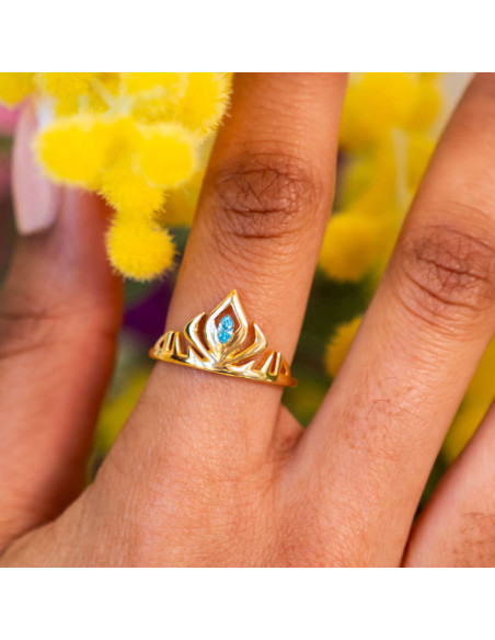 Bague couronne Elsa