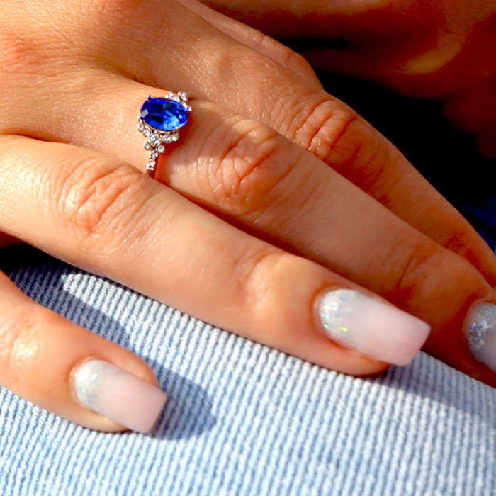 Bague Mickey Saphir