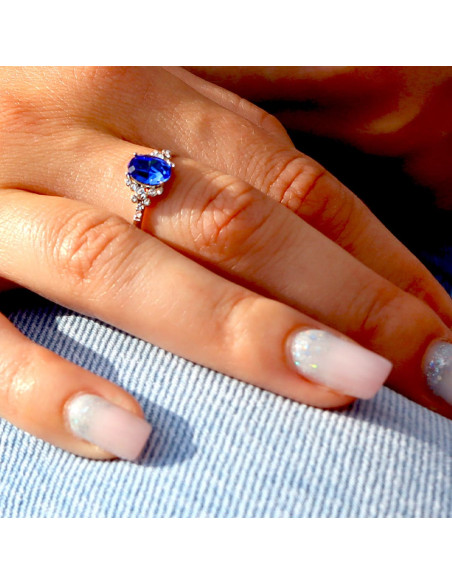 Bague Mickey Saphir