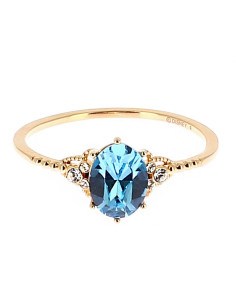 Bague doré Mickey Aqua