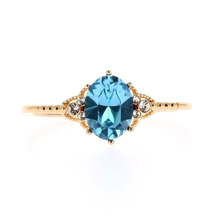 Bague doré Mickey Aqua