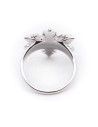 Frozen snowflake ring
