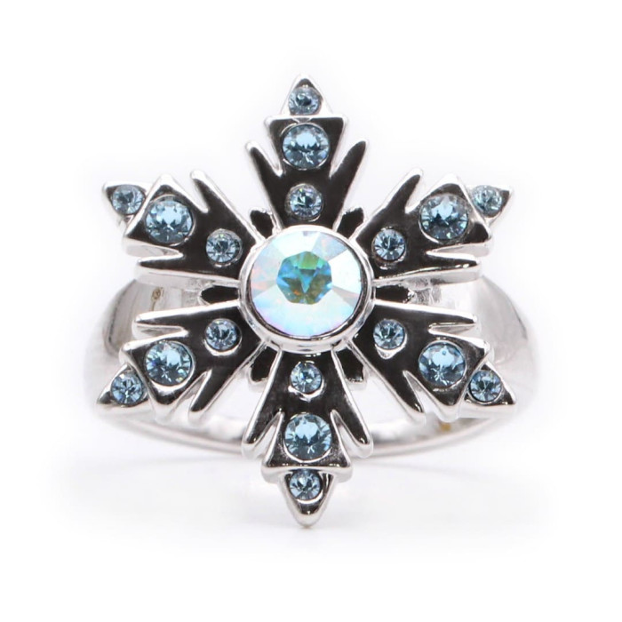 Frozen snowflake ring