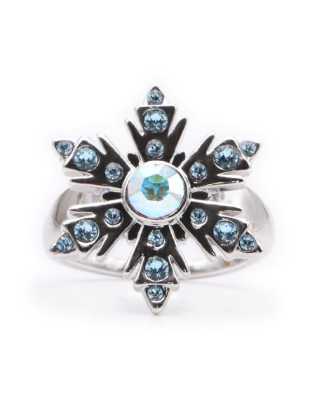 Frozen snowflake ring