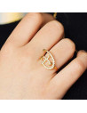 Golden Disney "D" ring