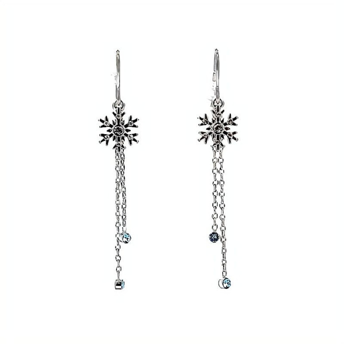 Boucles d’oreilles flocon Reine des Neiges