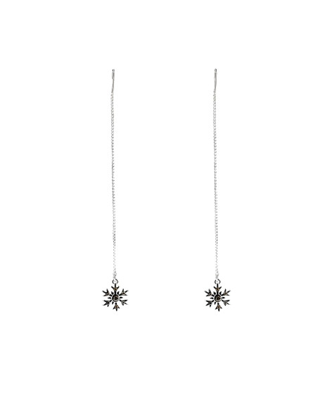 Boucles d’oreilles flocon Reine des Neiges