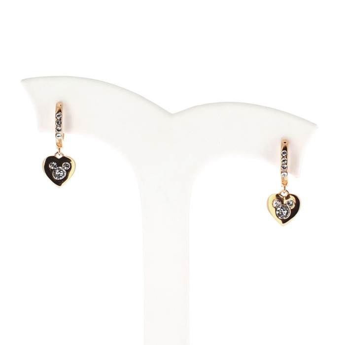 Mickey heart earrings