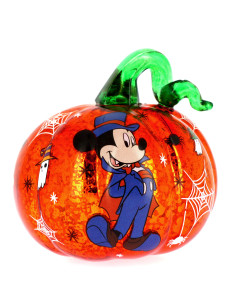 Glass Pumpkin Mickey
