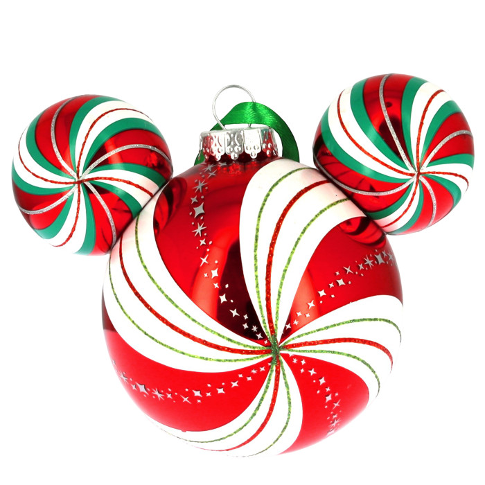 Ornement de sapin Mickey Menthe de Noël