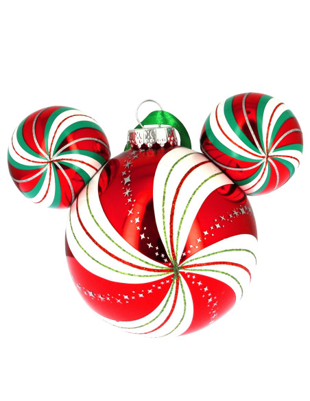 Ornement de sapin Mickey Menthe de Noël