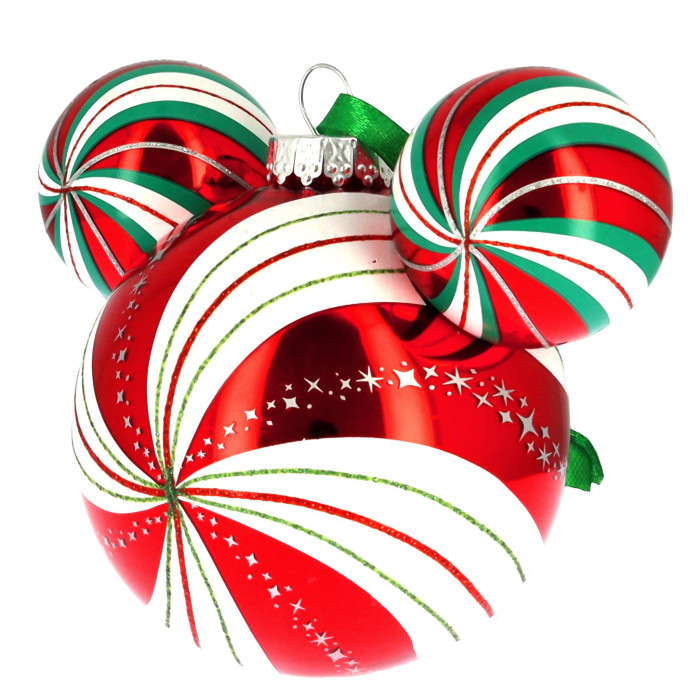 Ornement de sapin Mickey Menthe de Noël