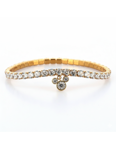 Bracelet Doré Mickey Cristal