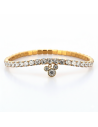 Mickey Gold Crystal Bracelet