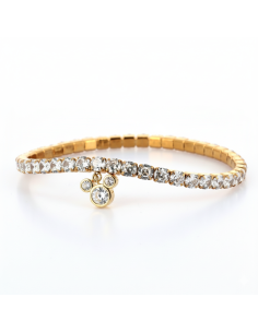 Bracelet Doré Mickey Cristal 2