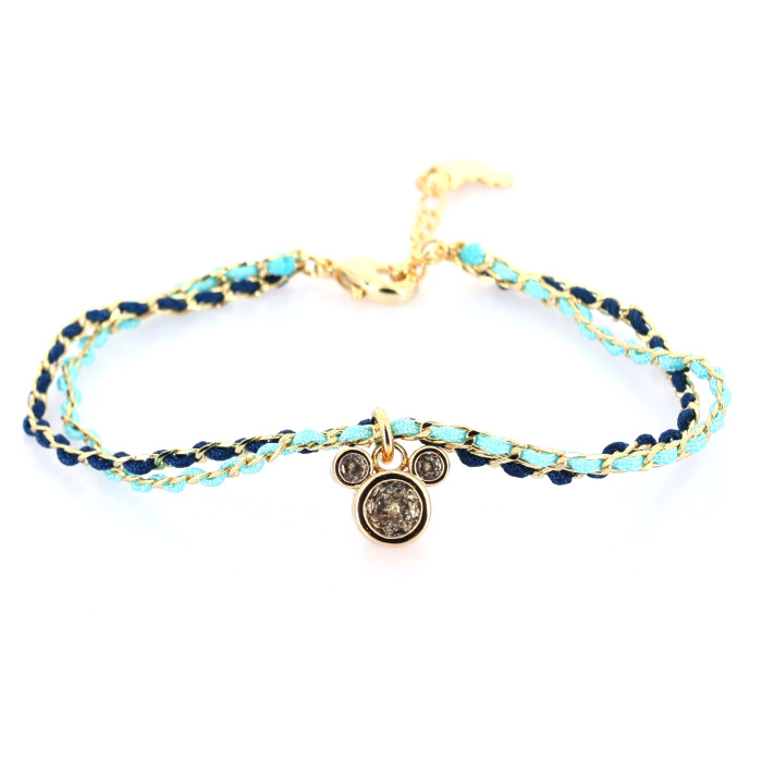 Bracelet Tressé Mickey