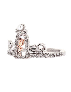 Silver Eternal Rose Ring 2
