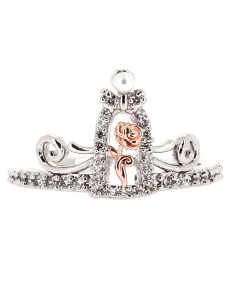 Silver Eternal Rose Ring