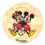 Sous-verre  Mickey et Minnie