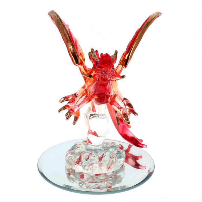 Red Magic Glass Dragon