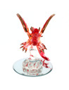 Dragon en Verre Rouge Magique