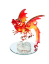 Red Magic Glass Dragon